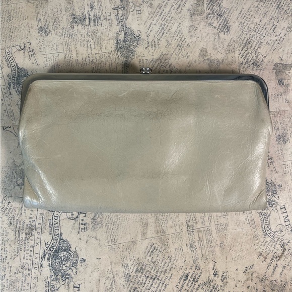 HOBO Lauren clutch wallet tan leather vintage - Picture 3 of 14